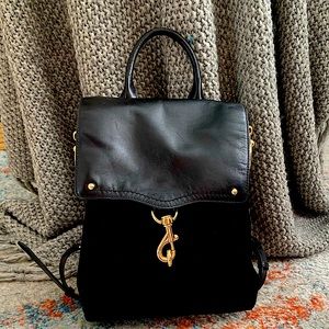 Rebecca Minkoff Suede Convertible Backpack